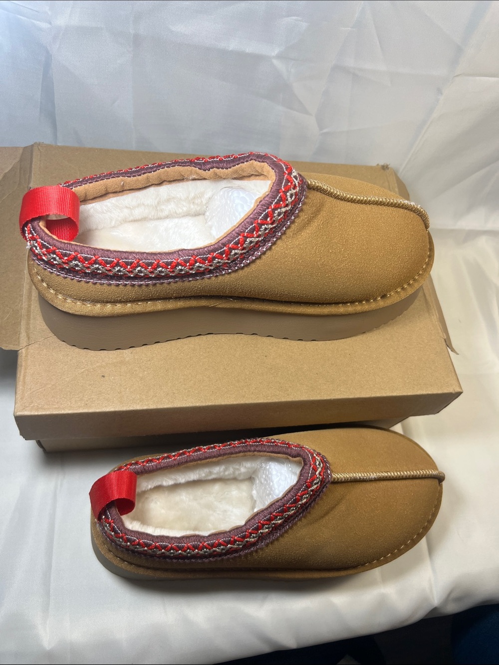 Plain Brown Cardboard Shoe Box - Neutral Tan